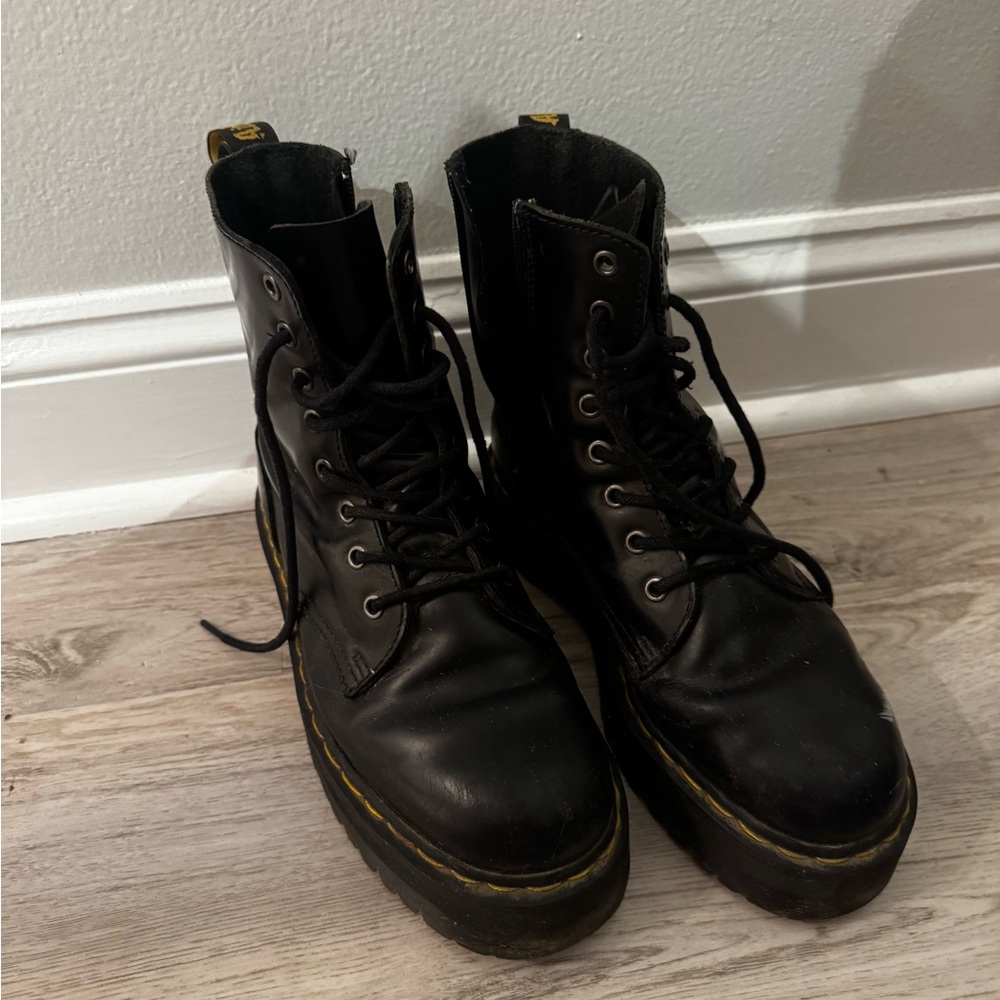 Dr. Martens Black Lace Up Boots